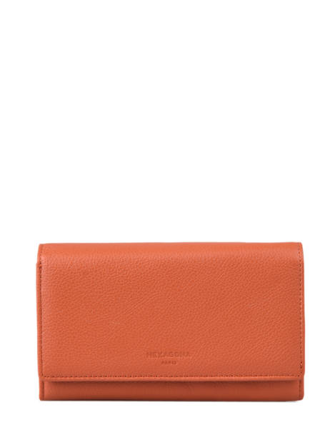 Portefeuile Confort Leder Hexagona Oranje confort 467779